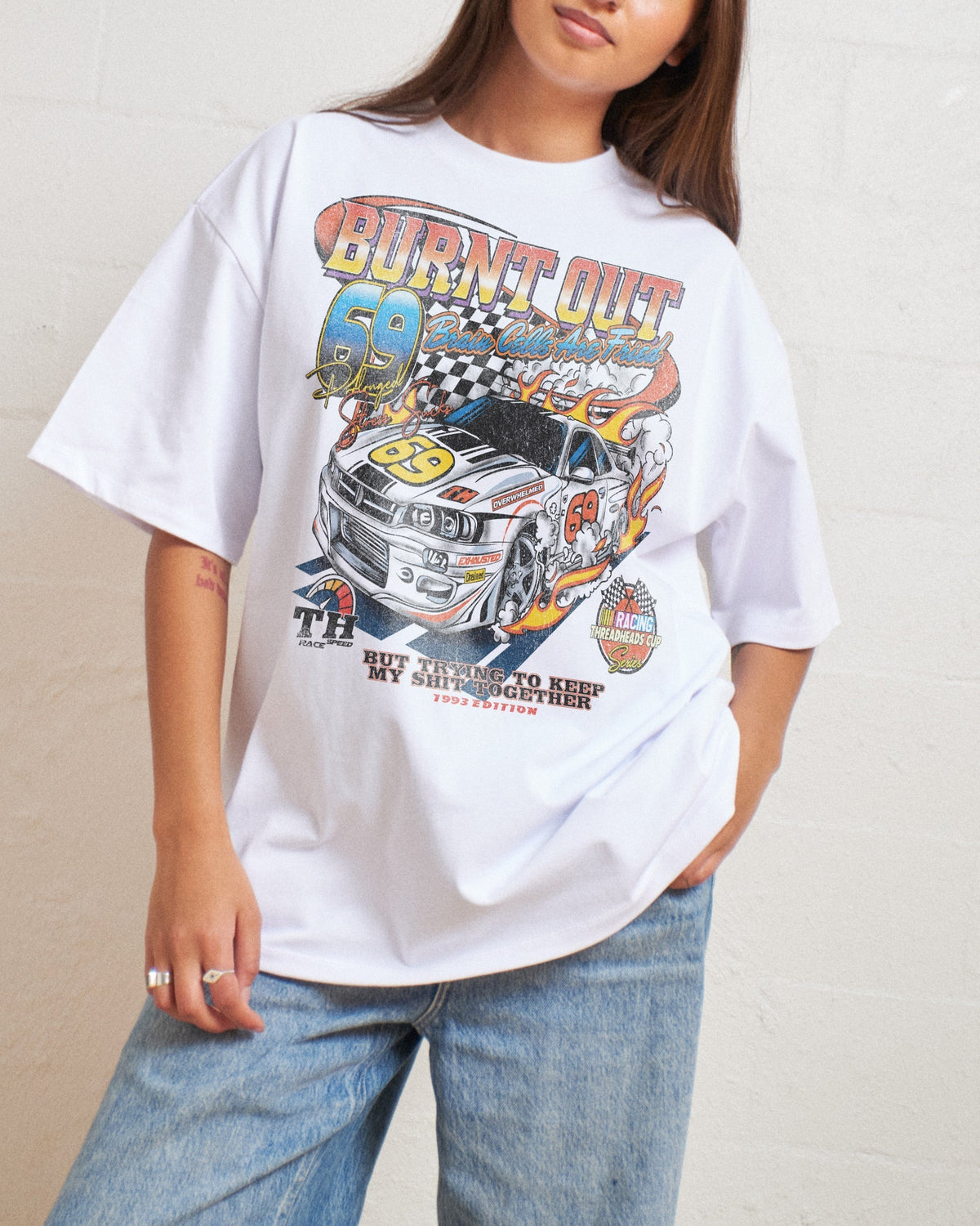 Burnt Out Oversized Tee Unisex