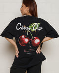 Cherry Drip Oversized Tee Unisex