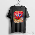 Phnx Cardinal City Phoenix Skyline Football T Shirt Unisex