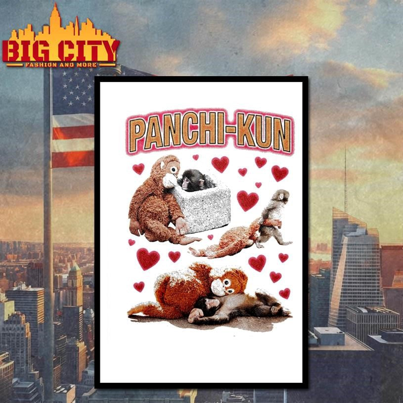 Panchi-Kun Punch lonely monkey shirt Unisex