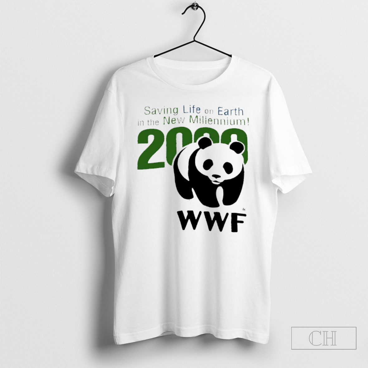 Panda Saving Life In Earth In The New Millennium 2000 Wwf Shirt Unisex