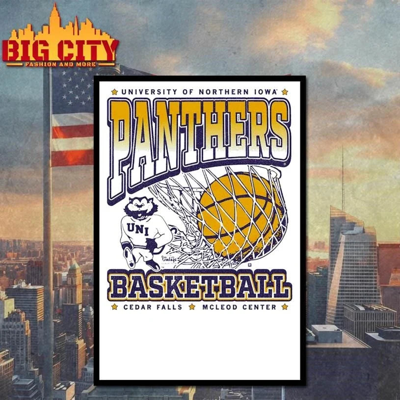 Panthers Basketball Max Collegiate Shirt Unisex