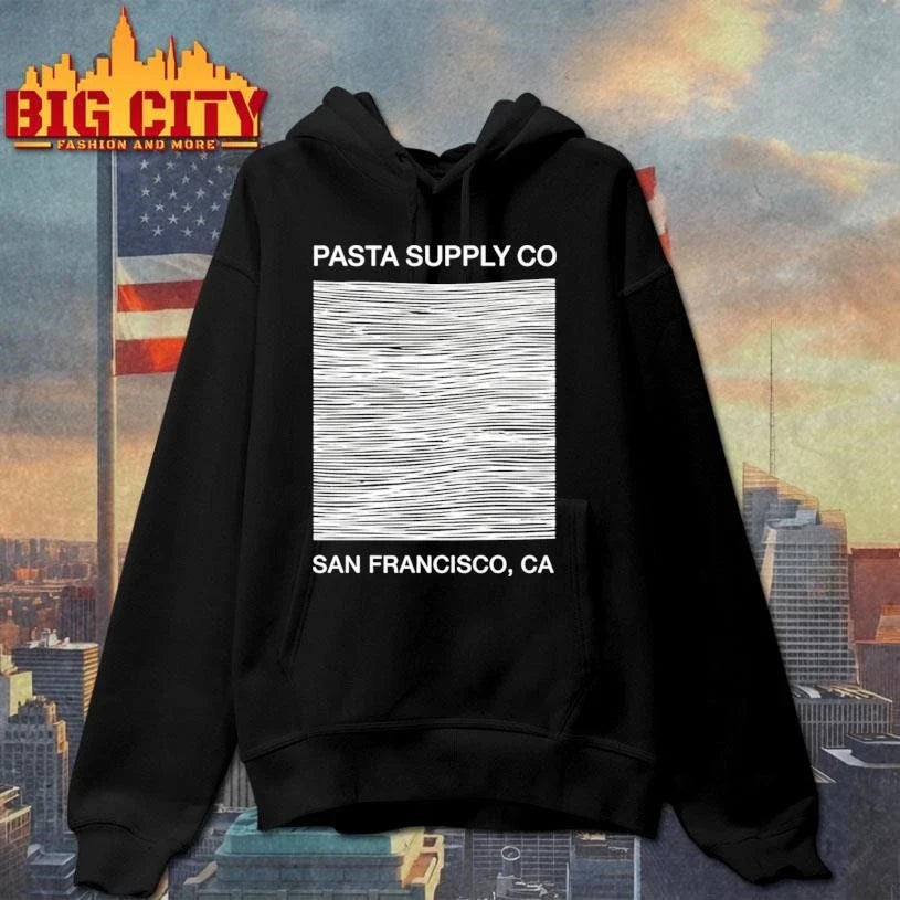 Pasta Supply Co San Francisco Unknown Pleasures Shirt Unisex