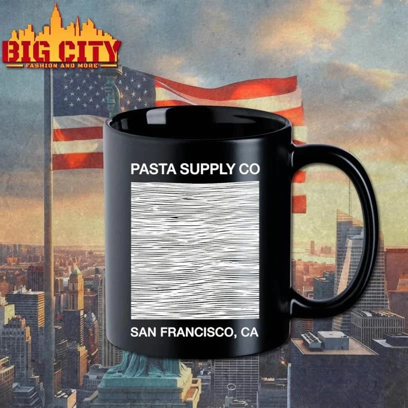 Pasta Supply Co San Francisco Unknown Pleasures Shirt Unisex