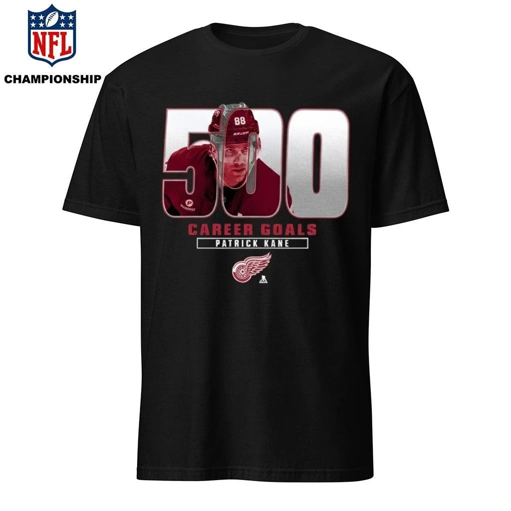 Patrick Kane Detroit Red Wings 500 Career Goals Milestone Shirt