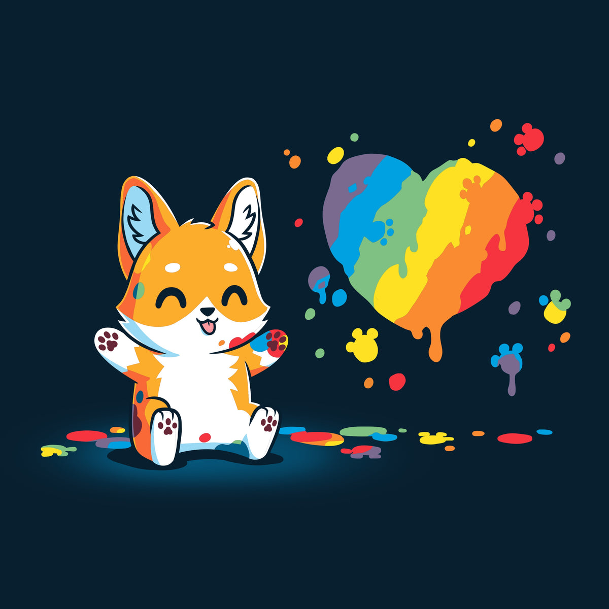 Paw Painting (Corgi) Unisex