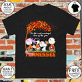 Peanuts character walking Tennessee Fall Football it’s the most wonderful time of the year shirt