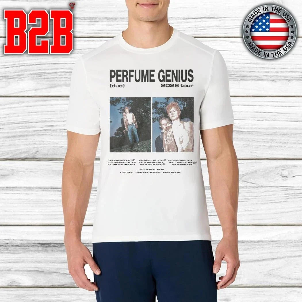 Perfume Genius Duo Tour 2026 Shirt Unisex