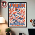 Phish Dry Goods Five Nights At Madison Square Garden New York City 2026 From July 22 To 29 2026 Fourth Edition Knicks Colors Poster Canvas