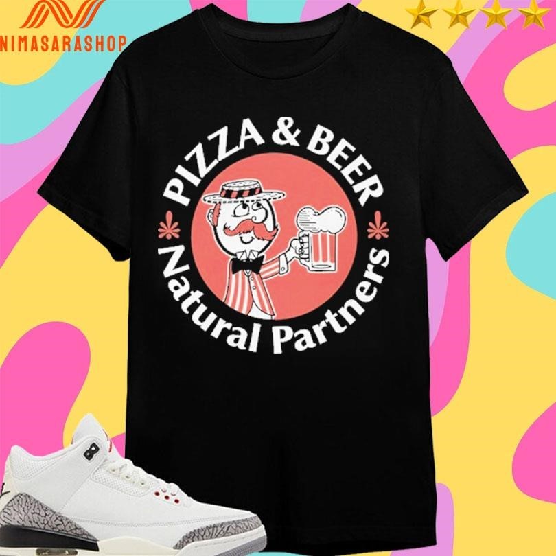 Pizza And Beer Natural Partners Shirts