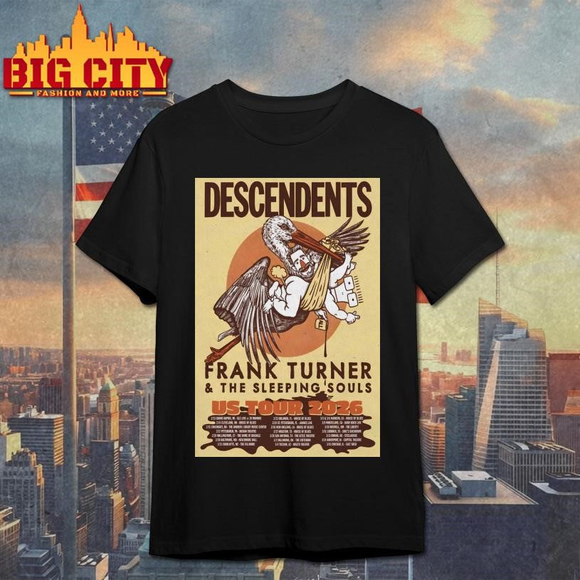 Poster Descendents US Tour 2026 Shirt Unisex