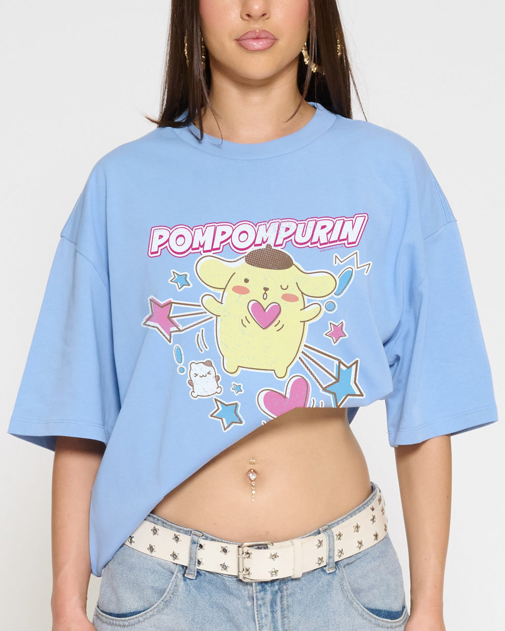Pompompurin Hearts Oversized Tee Unisex