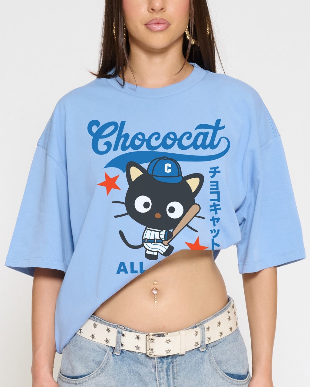 Chococat Baseball Oversized Tee Unisex