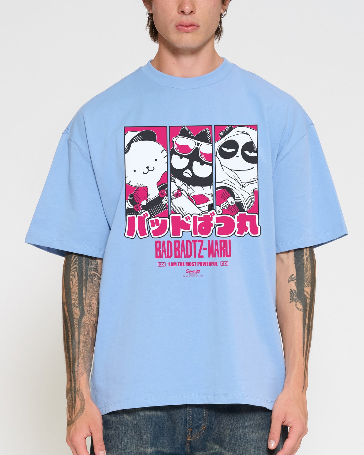 Bad Badtz-Maru Skate Oversized Tee Unisex