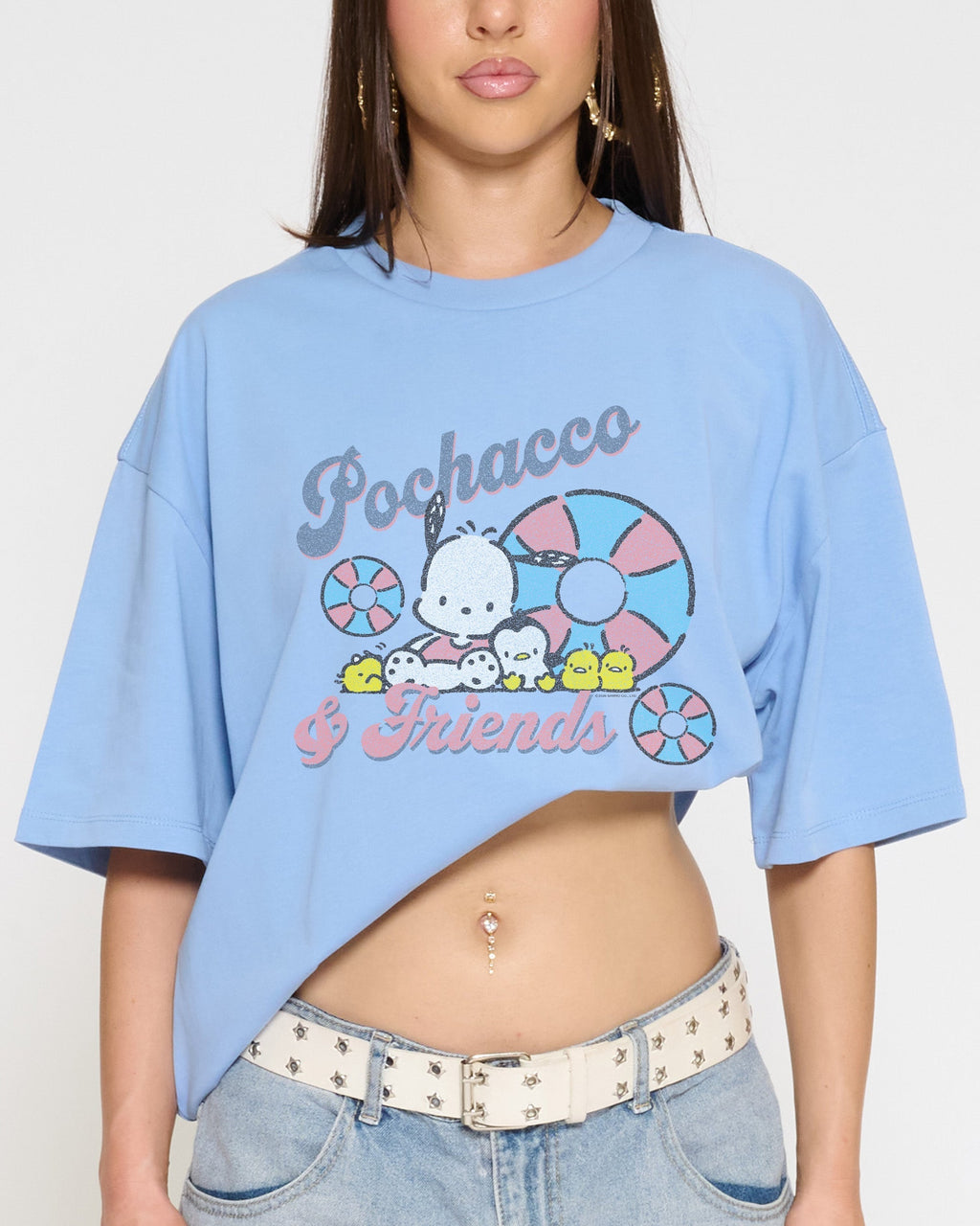 Pochacco Summer Oversized Tee Unisex