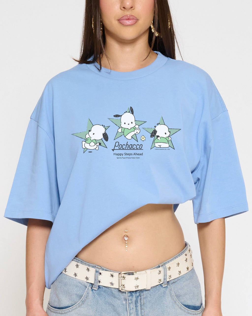 Pochacco Happy Steps Oversized Tee Unisex