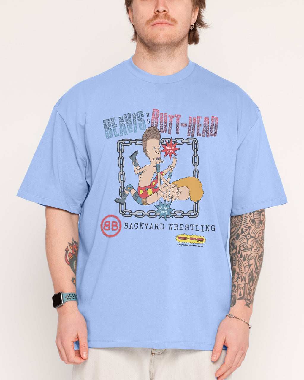 Backyard Wrestling Oversized Tee Unisex