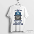 Premium Cat I Survived A Dodgers Bullpen Appearance Unisex