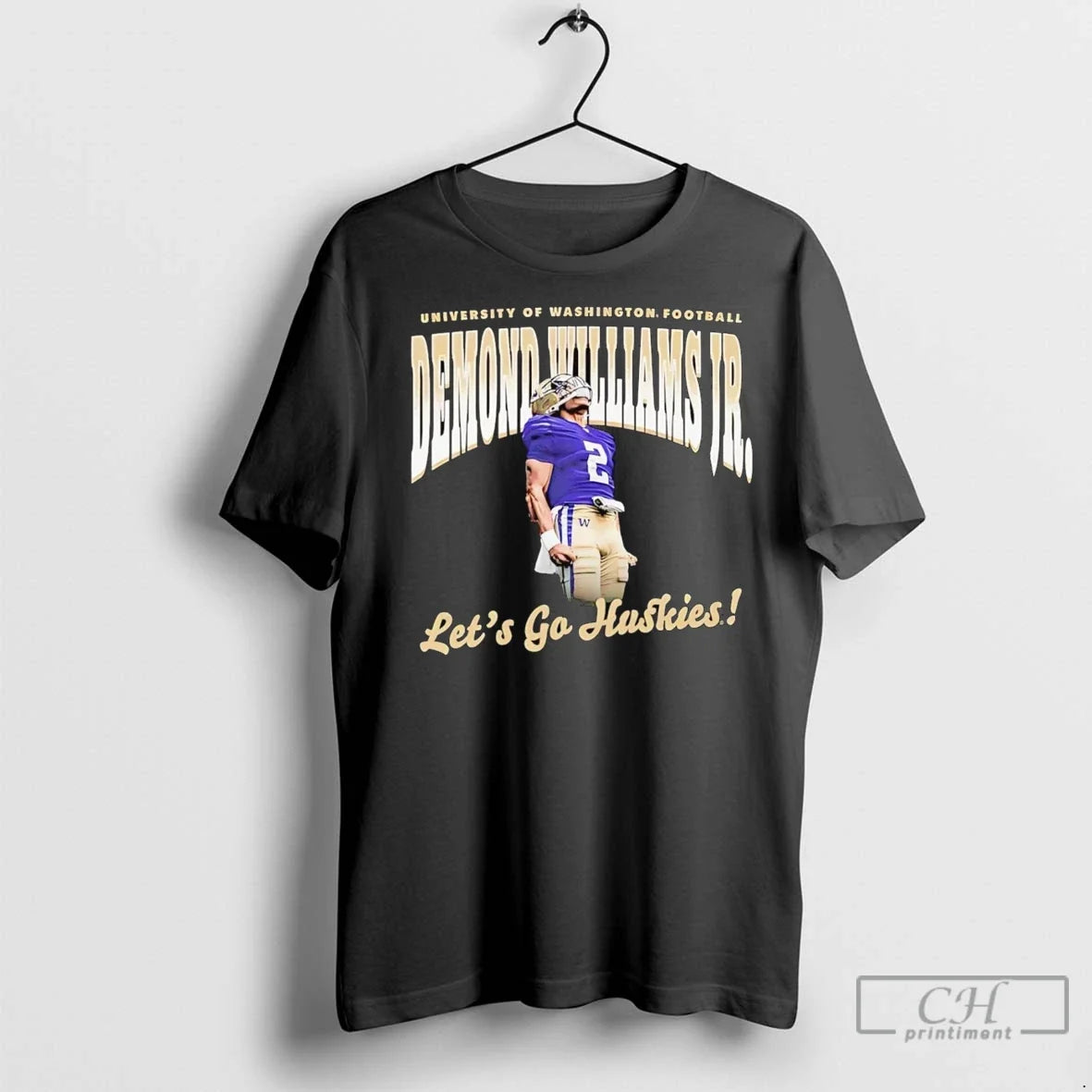Premium Demond Williams Jr Lets Go Washington Huskies Unisex