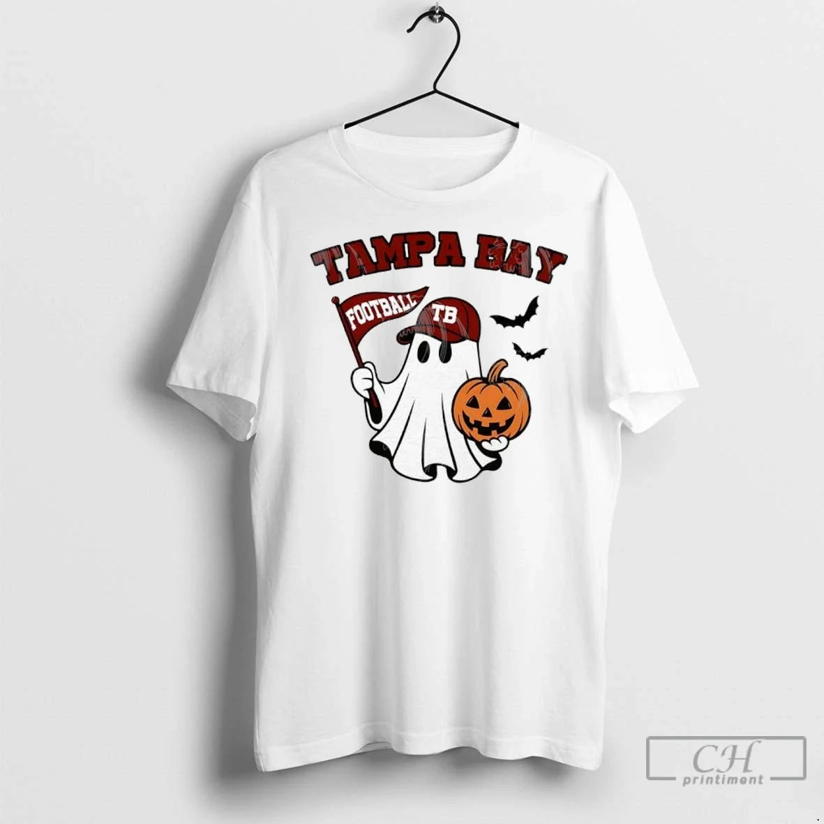 Premium Halloween Ghost Tampa Bay Buccaneers Football Flag Pumpkin Unisex