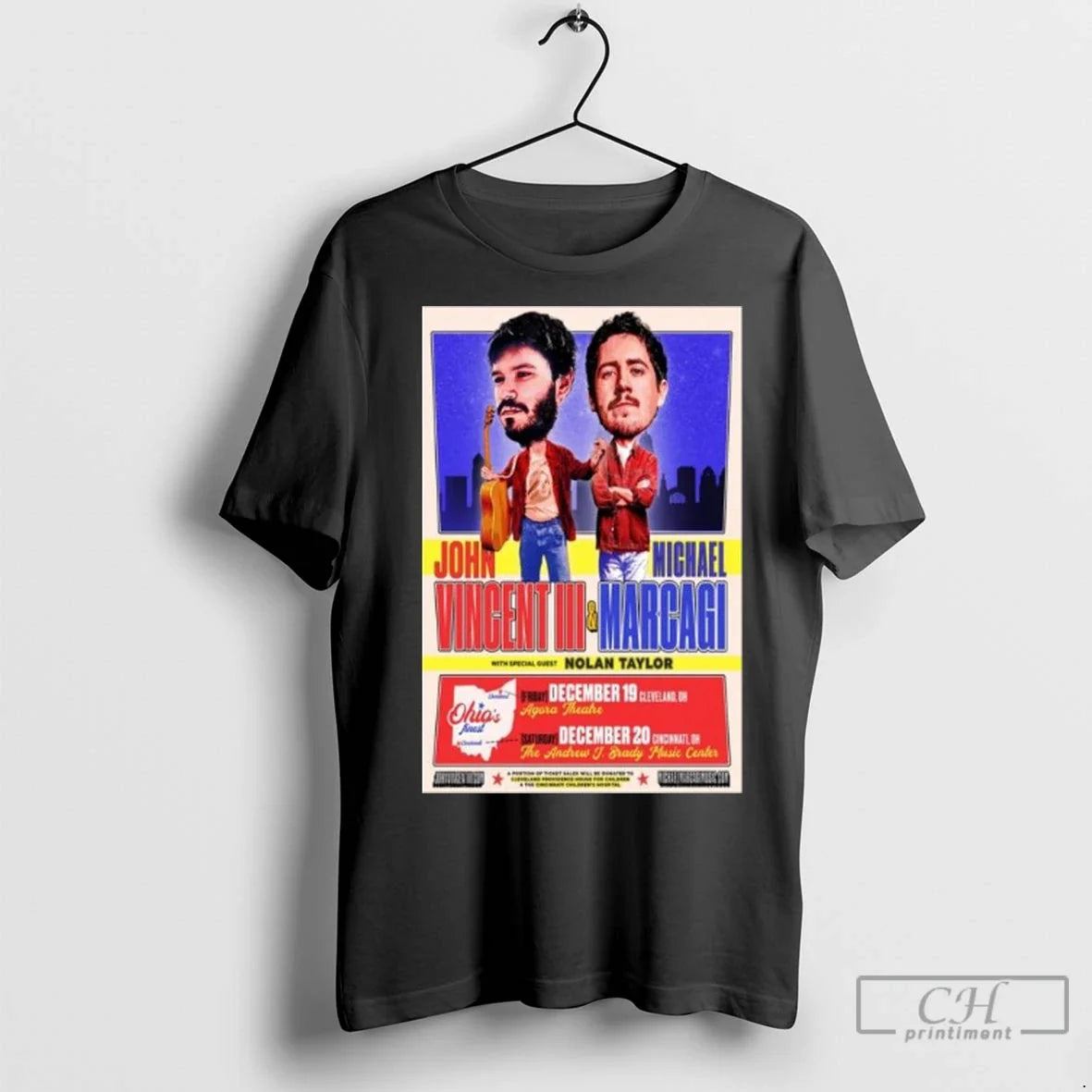 Premium John Vincent Iii Michael Marcagi Ohio December 19 20 2025 Concert Long Sleve Unisex