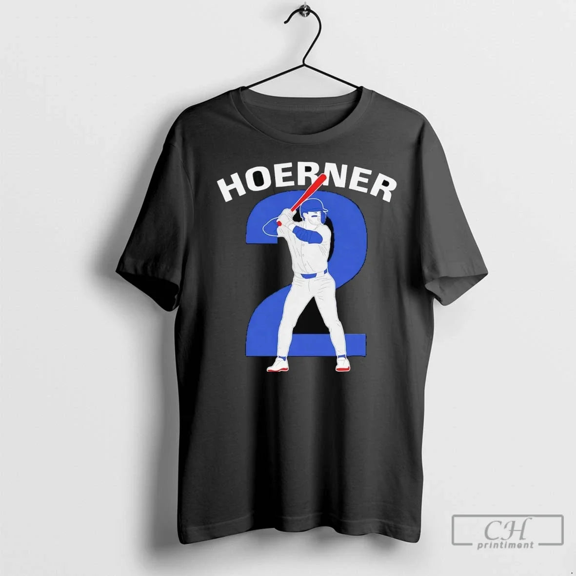 Premium Nico Hoerner Batting Graphic Chicago Cubs Unisex