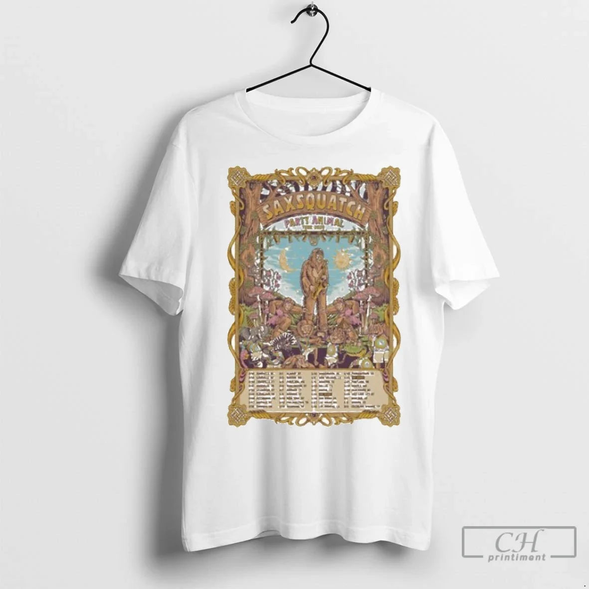 Premium Saxsquatch Party Animal 2026 Tour Unisex