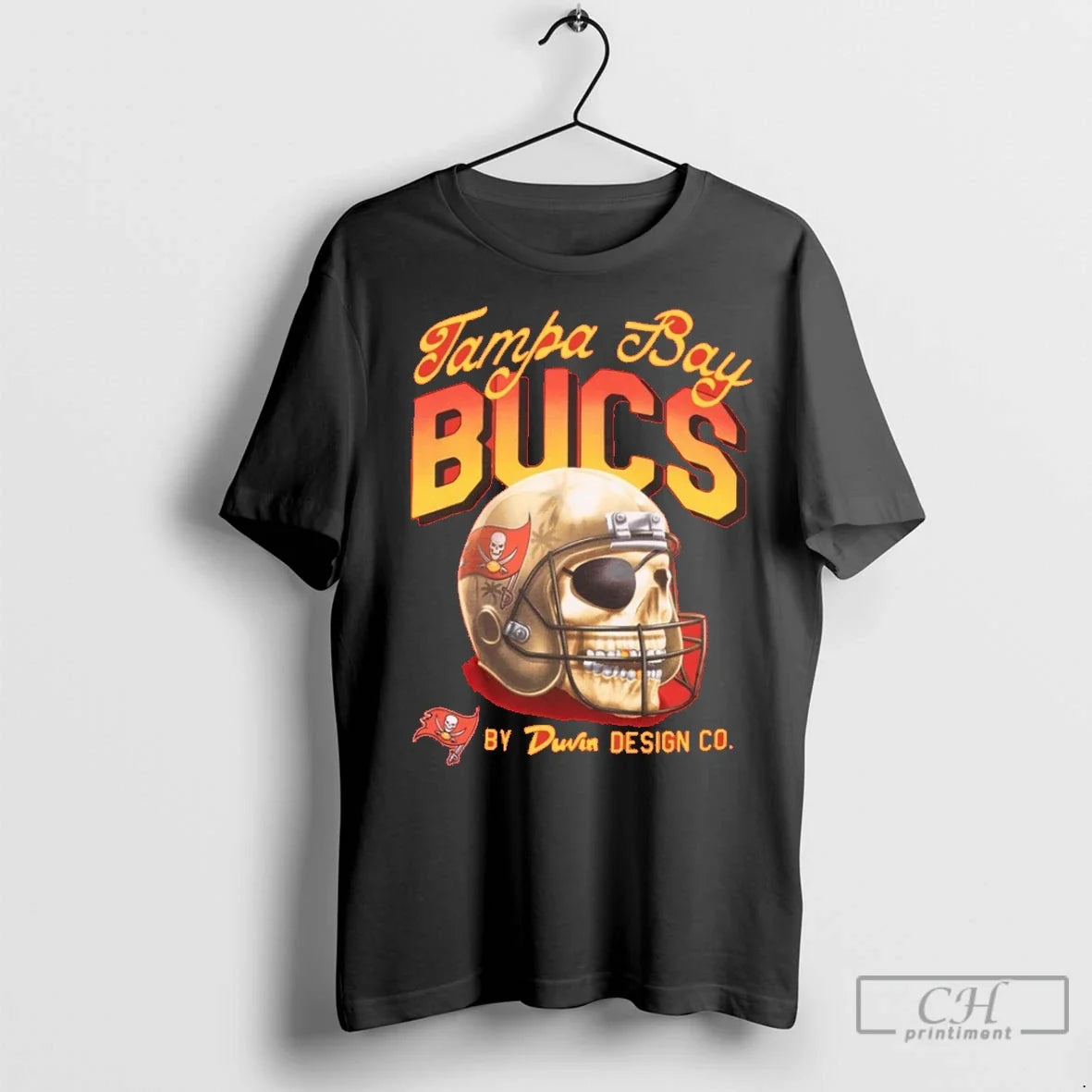Premium Tampa Bay Buccaneers X Duvin Designs Co 50 Seasons Of The Krewe Helmet Skull Unisex