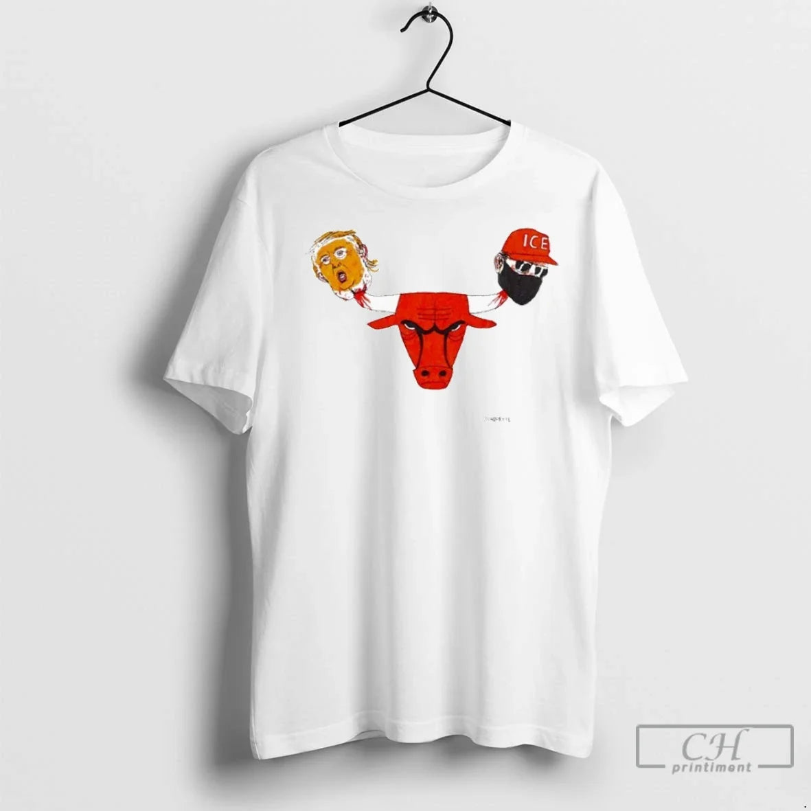 Premium Trump Ice Chicago Bulls Head Unisex