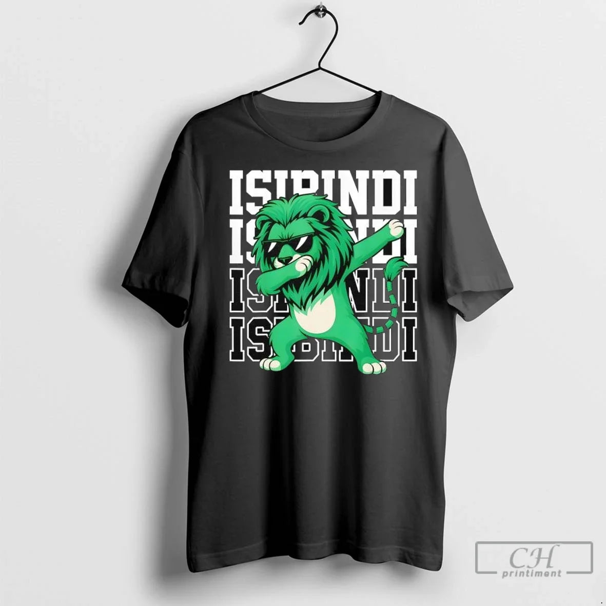 Premium Vintage Isibindi Name Dab Cool Animal T Shirts Unisex