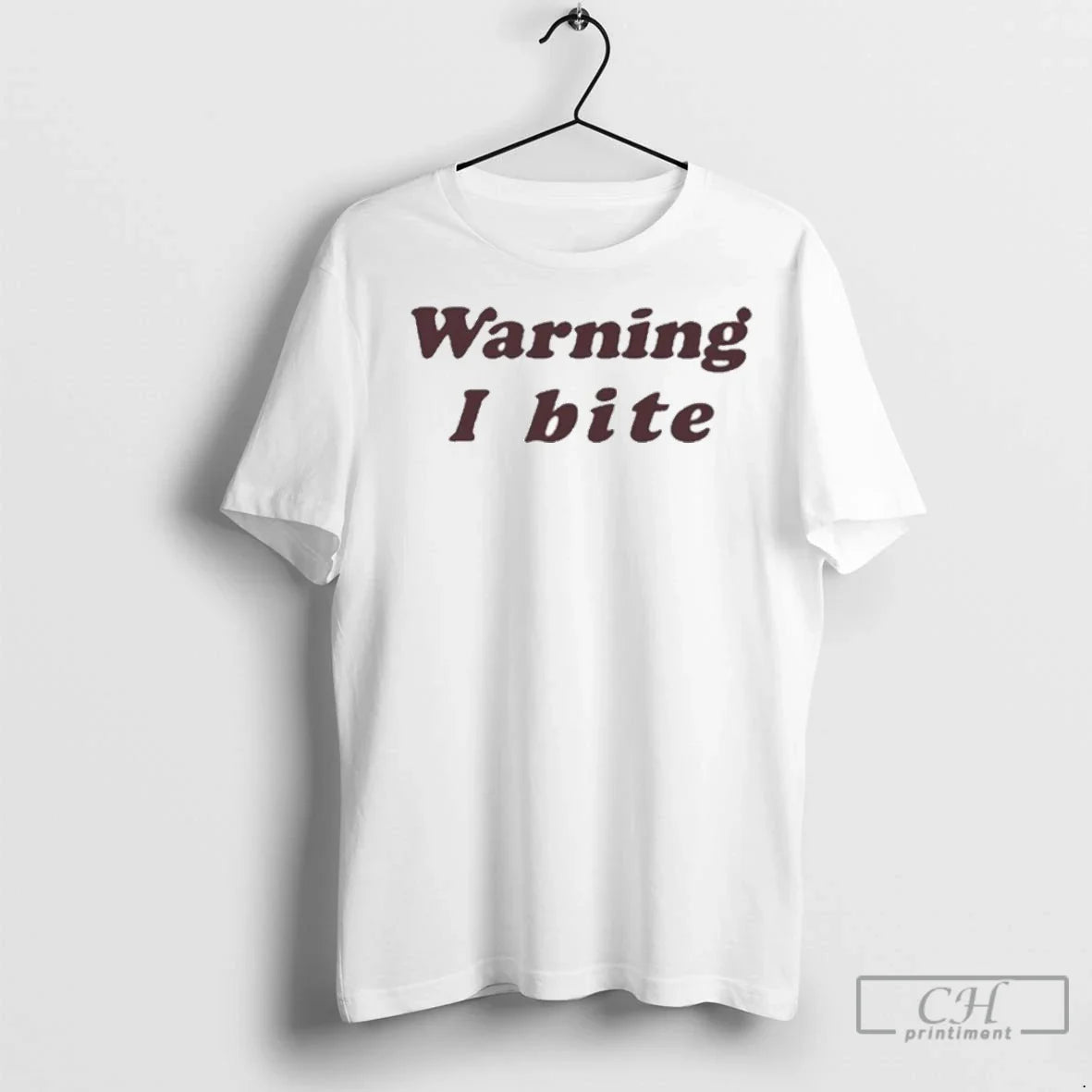 Premium Warning I Bite Unisex