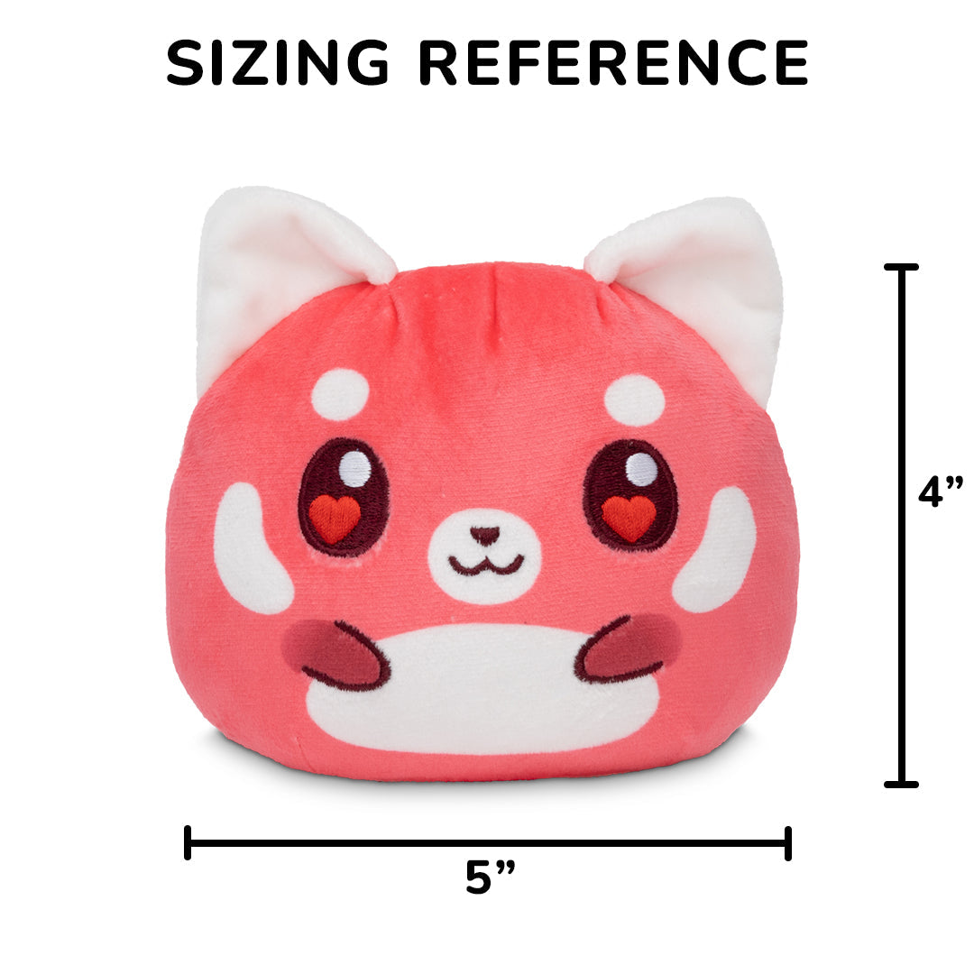 Valentine Present Red Panda 4" Reversible Plushie Unisex