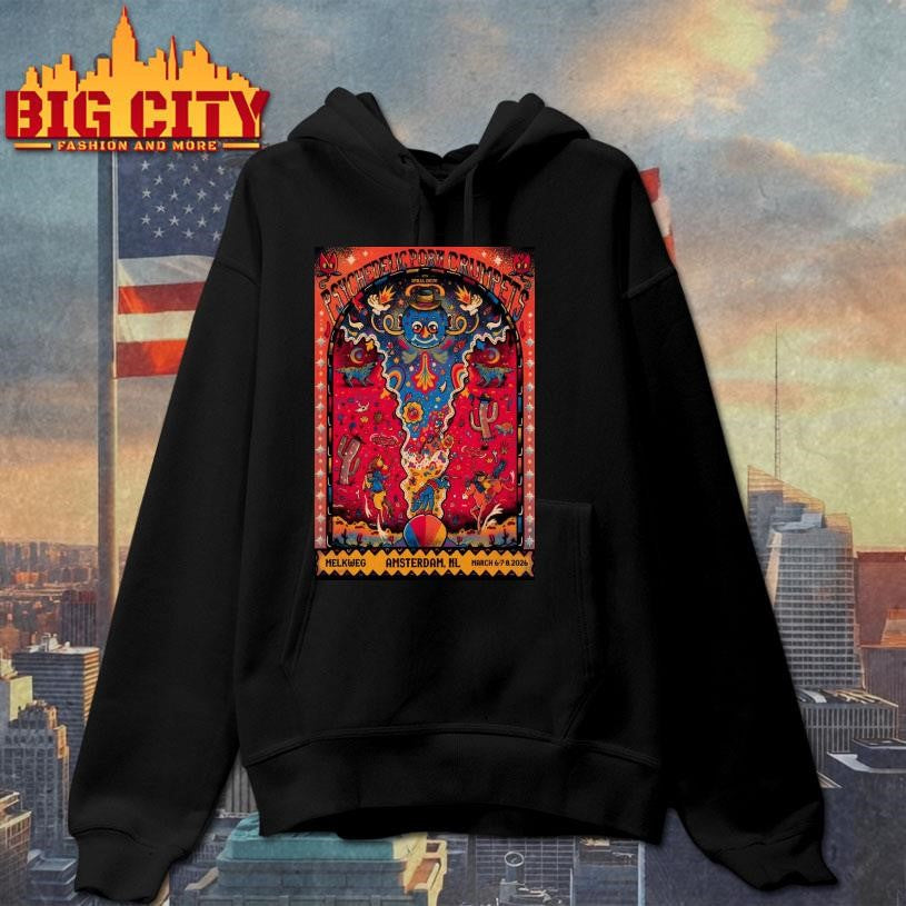 Psychedelic Porn Crumpets Tour Amsterdam NL On Mar 6-8 2026 Poster Shirt Unisex