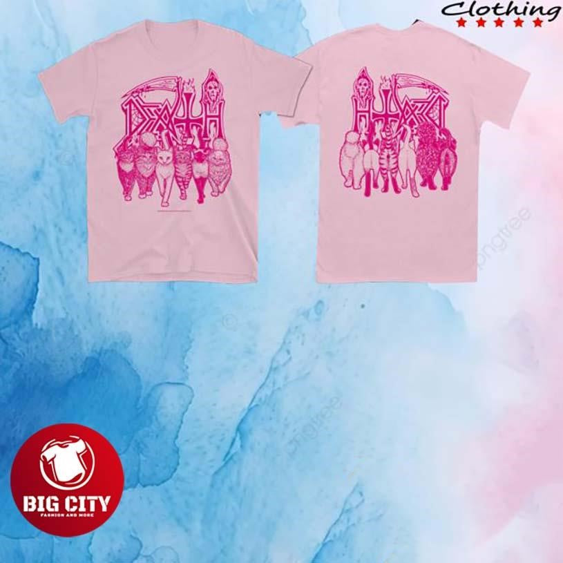 Pull The Plug Patches Death Pretty Pink Pussy Two Sided Shirt Unisex
