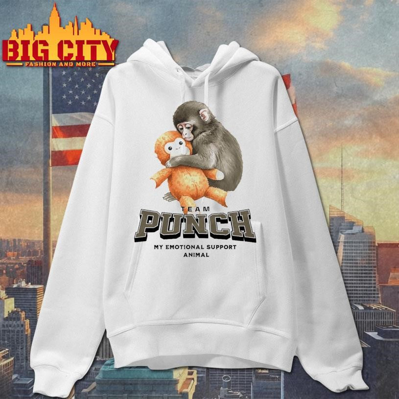 Punch The Monkey Emotional Support Animal Shirt Unisex