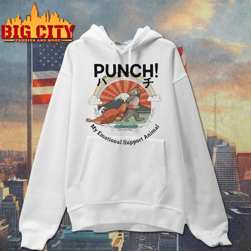 Punch the Monkey Japanese Style Shirt Unisex