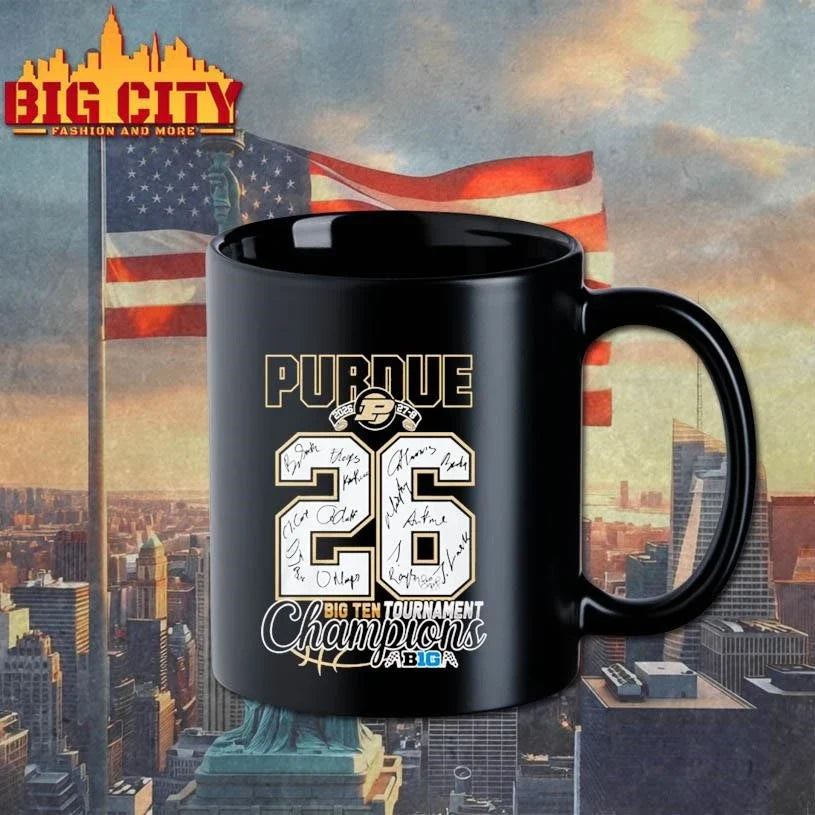 Purdue #26 Big Ten Champions 2026 Shirt Unisex