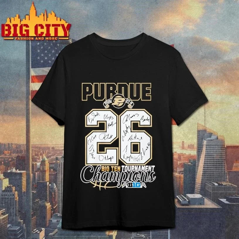 Purdue #26 Big Ten Champions 2026 Shirt Unisex
