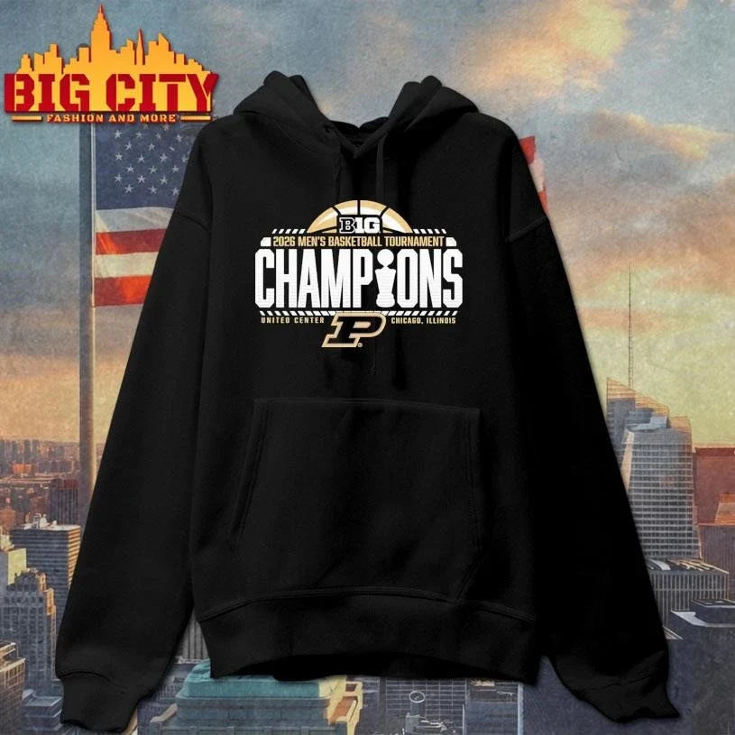 Purdue Big Ten 2026 Men’s Basketball Tournament Champions Shirt Unisex