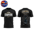 Purdue Boilermakers 2026 Big Ten Men’s Basketball Tournament Champions Two Sided Shirt Unisex