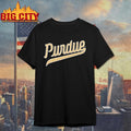 Purdue Boilermakers Black Script Logo Shirt Unisex