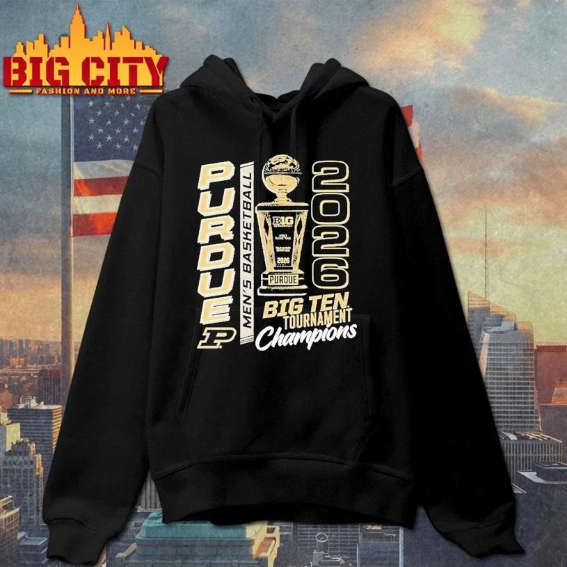Purdue Boilermakers Champions Men’s Basketball Big Ten Tournament 2026 Shirt Unisex