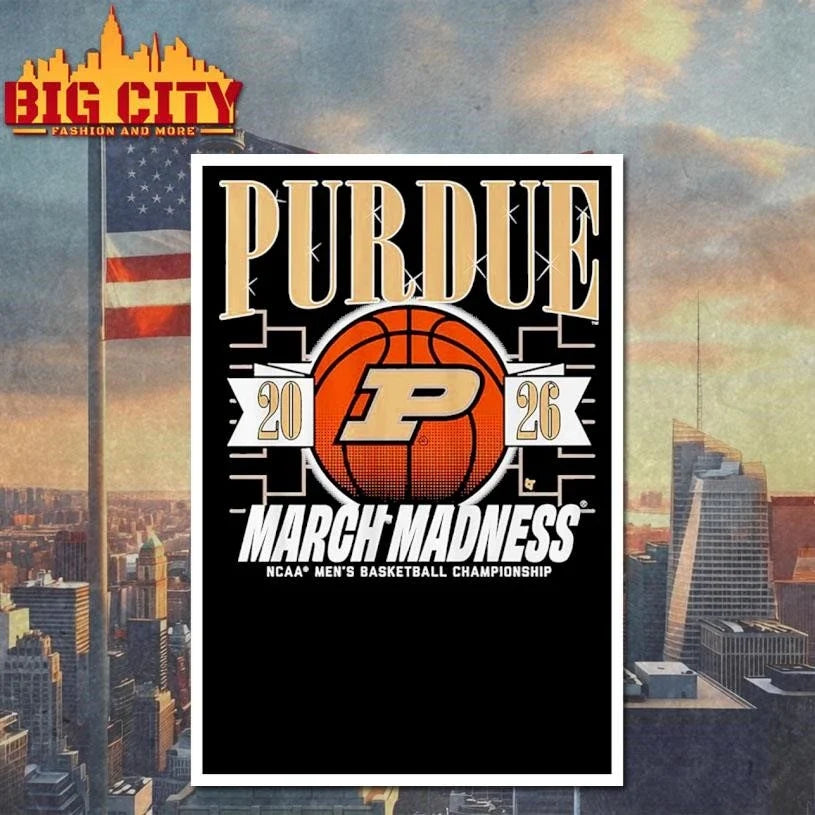Purdue Boilermakers MBB 2026 March Madness Shirt Unisex