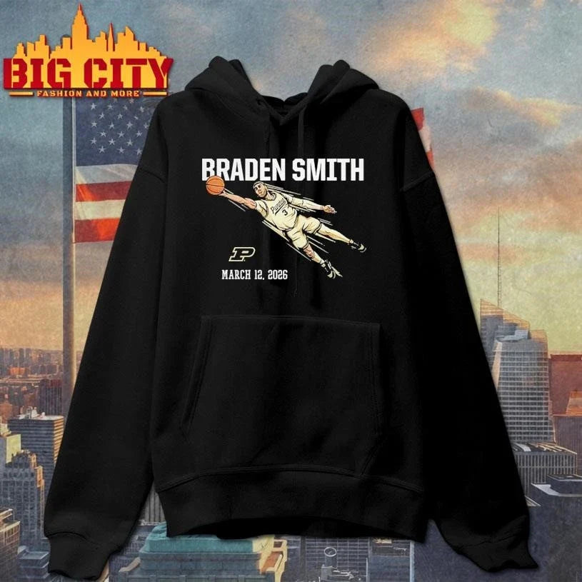 Purdue Men’s Basketball Braden Smith Diving Assist Shirt Unisex