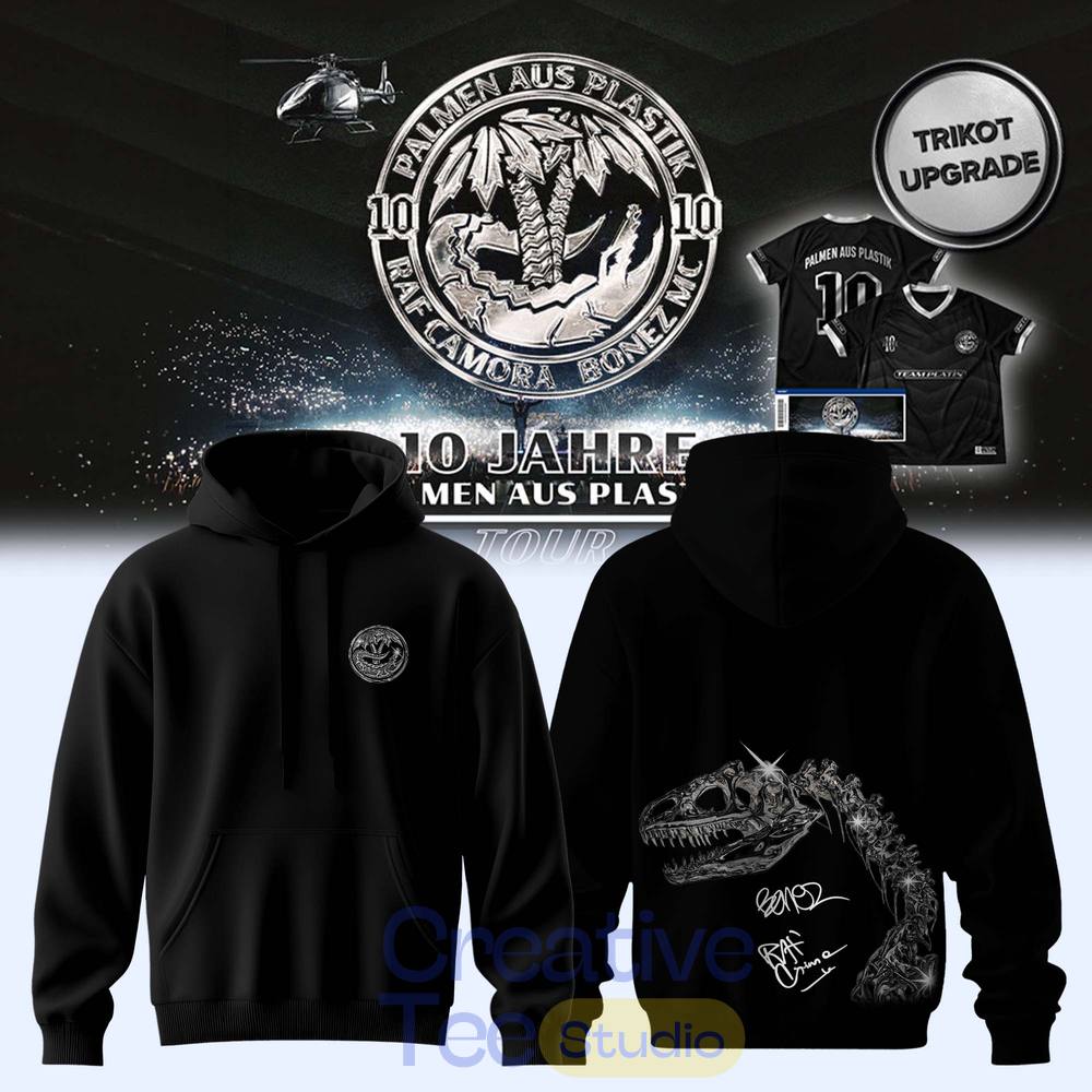 RAF Camora & Bonez MC “10 Jahre Palmen aus Plastik Tour” Hoodie Black