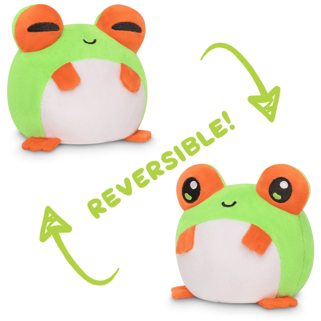 TeeTurtle Reversible Frog Plushie (Tree Frog) Unisex