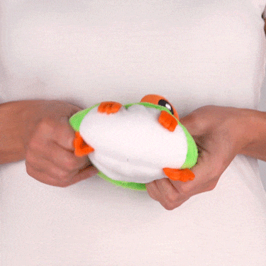 TeeTurtle Reversible Frog Plushie (Tree Frog) Unisex