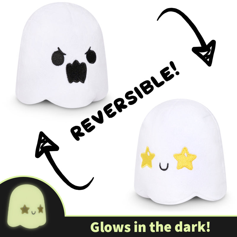 TeeTurtle Reversible Ghost Plushie (White Glow) Unisex