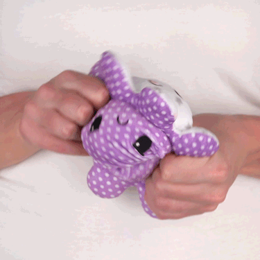 TeeTurtle Reversible Octopus Plushie (Stars + Polka Dots) Unisex