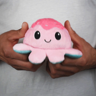 TeeTurtle Reversible Octopus Plushie (Ice Cream) Unisex